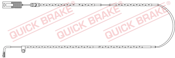 Czujnik zużycia klocka